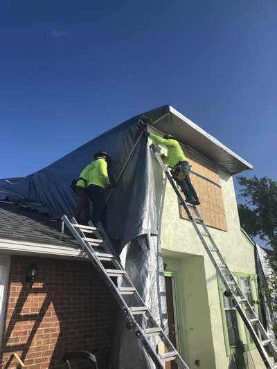 Roof Tarp Installation in Pensacola Florida