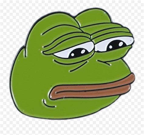 Meme Sticker Sad Pepe Emojifeelsbadman Emoji Free Transparent