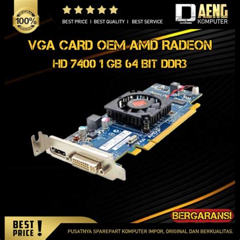 Jual Vga Card Oem Amd Radeon Hd Gb Bit Ddr Original Murah