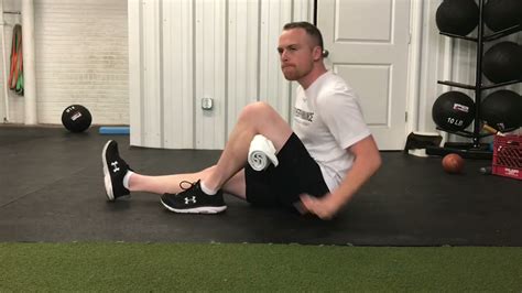 Knee Flexion Mobilization With Towel Youtube