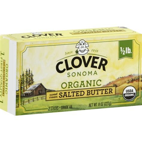 Clover Butter Salted Sweet Cream Shop Priceless Foods