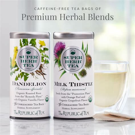 Organic Milk Thistle Superherb® Tea Bags The Republic Of Tea