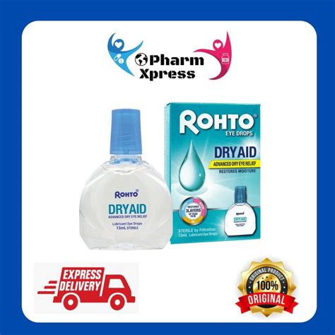 Rohto Dry Aid Eye Drops 13ml Lazada