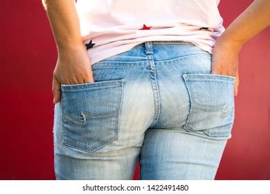 Sexy Ass Short Shorts Isolated Photo Stock Photo Shutterstock