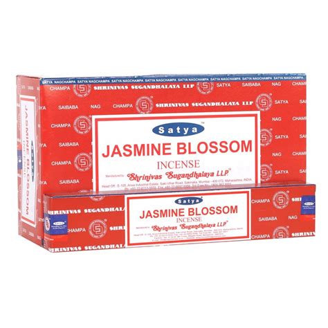 Packs Of Jasmine Blossom Incense Sticks By Satya The Lake House Kent