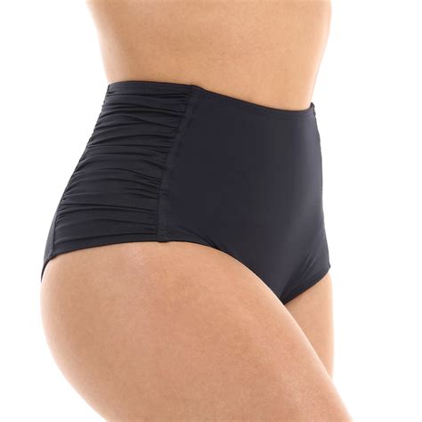 Biquini Calcinha Hot Pants Cintura Alta Lateral Larga Franzida Retro Tanga Avulsa Toda Forrada