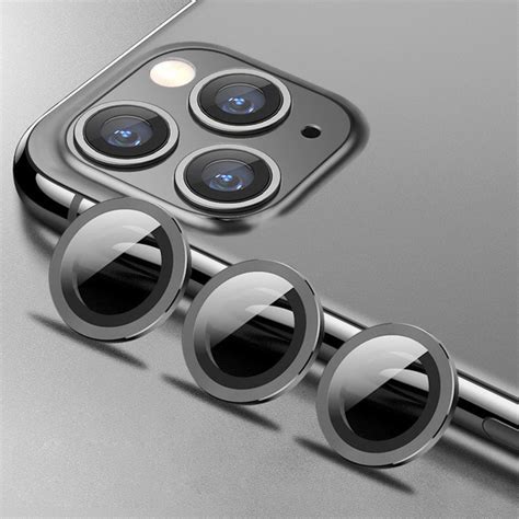 Защитные линзы для камеры iPhone 11 Pro / 11 Pro Max / 12 Pro черный ...