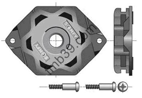 Support pour moteurs SOMFY Ø 50 et Ø 60 CSI Motorisation Supports