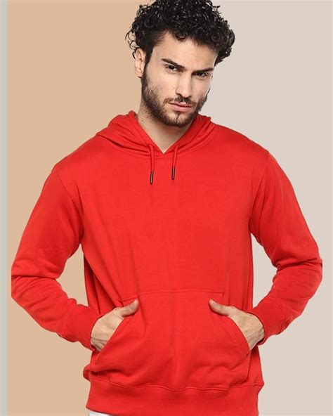 Buy Mens Red Hoodie For Men Online At Bewakoof