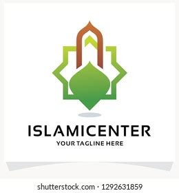 Islamic Center Logo Design Template Inspiration Stock Vector (Royalty Free) 1292631859 ...