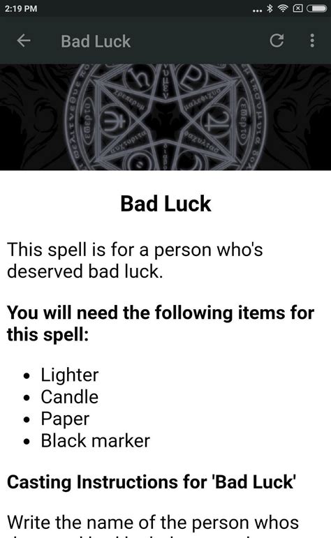 BLACK MAGIC: REVENGE SPELLS APK pour Android Télécharger