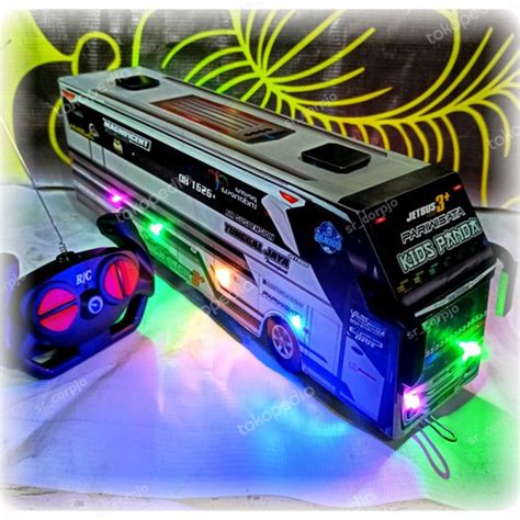 Jual Bus Telolet Kids Panda Tunggal Jaya Remot Control Rc Npm Paket