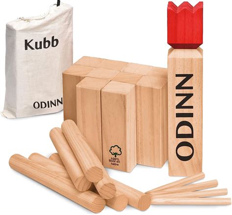 Toyfel Kubb Jeu En Bois Viking Xxl Odinn Jeu De Quilles Finlandais