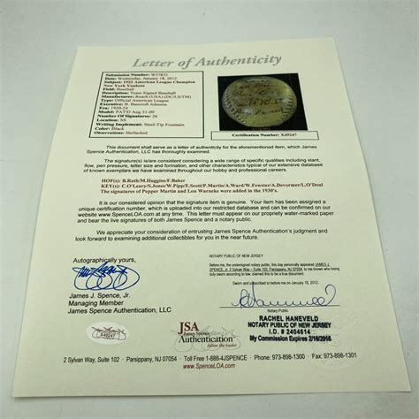 Babe Ruth 1922 New York Yankees AL Champs Team Signed Baseball JSA COA EBay