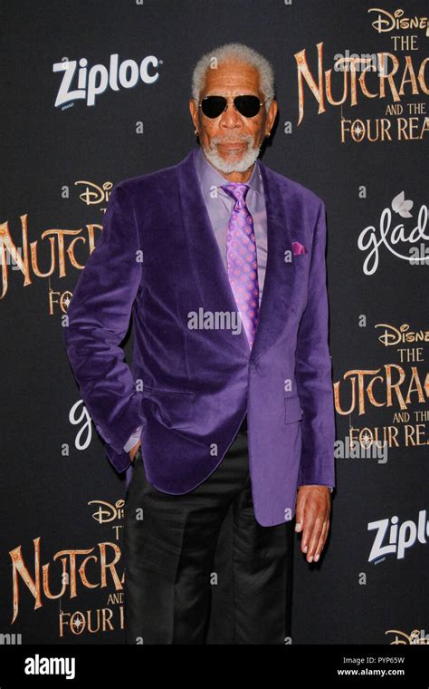 Morgan Freeman at the World Premiere of Disneys' "The Nutcracker And ...