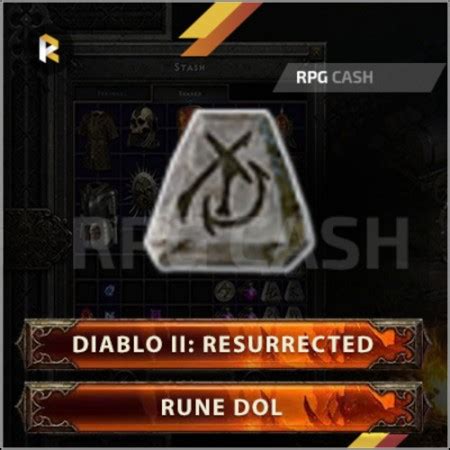 Buy Dol Rune Softcore Pc Sc Diablo Ii Resurrected D R Runes