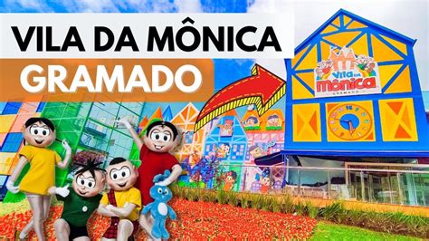 NOVIDADE EM GRAMADO RS VILA DA MÔNICA O novo parque da Serra Gaúcha