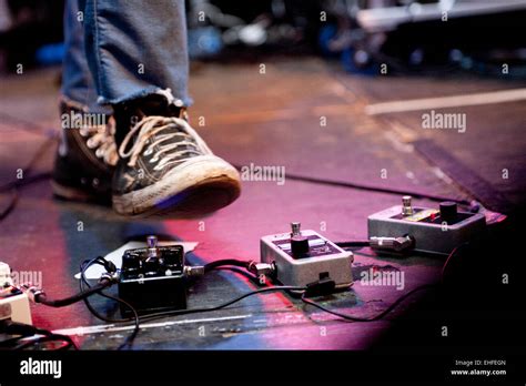 Guitarists Foot Pedal Hi Res Stock Photography And Images Alamy