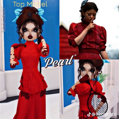 Dress To Impress Roblox Outfit Pearl Horror In