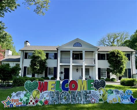 Welcome Home Yard Sign — Yard Party Signs Columbus