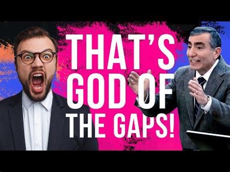 two men in suits with the words that's god of the gap