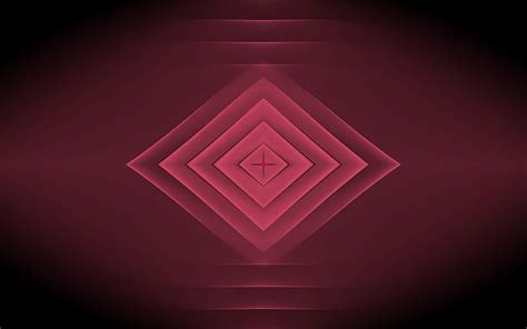 Abstracto Cuadrado Artístico Arte Digital Geometría Rosa Fondo De