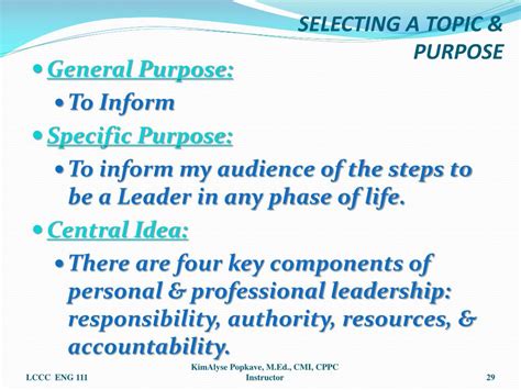 Ppt Selecting A Topic And Purpose Powerpoint Presentation Free Download Id3122589