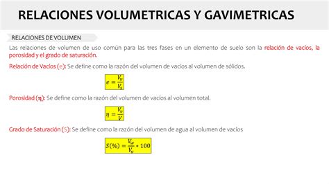 Mecanica De Suelo L Relaciones Volumetricas Y Gavimetricaspptx