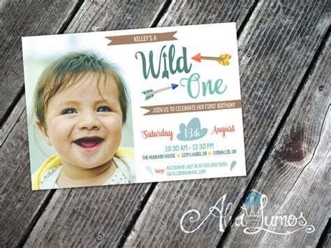 Wild One First Birthday Invitation 1st Birthday Wild One | Etsy | First ...