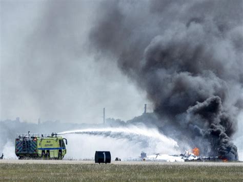 In Pics Dallas Air Show Crash Two Historic Military Planes Collide