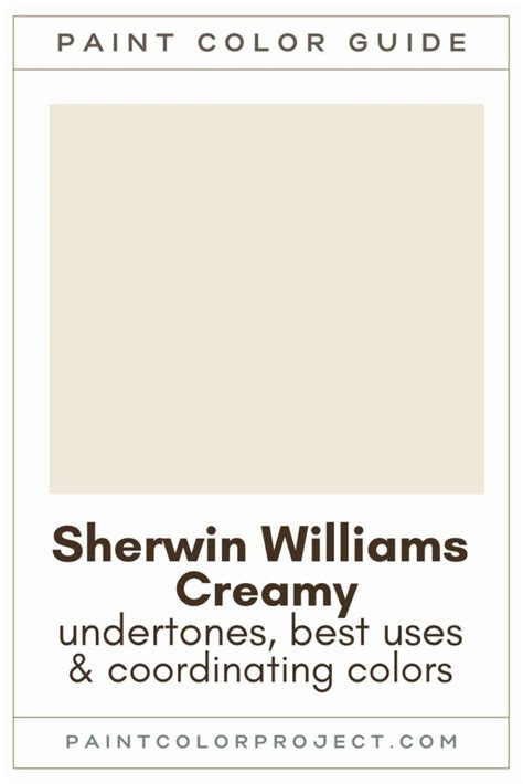 Sherwin Williams Creamy Complete Color Review The Paint Color Project