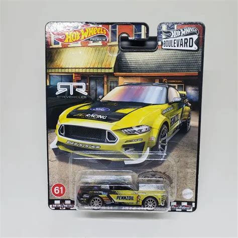 Hot Wheels Boulevard Ford Mustang Rtr Pennzoil Frete grátis