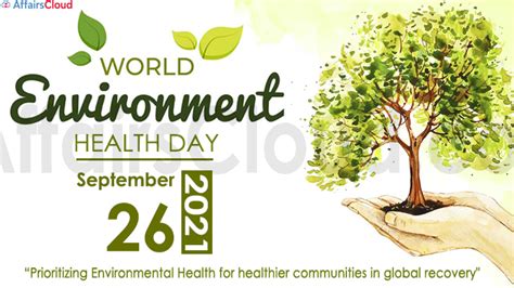 World Environmental Health Day 2021 - September 26