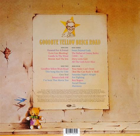 Discos Para História Goodbye Yellow Brick Road De Elton John 1973