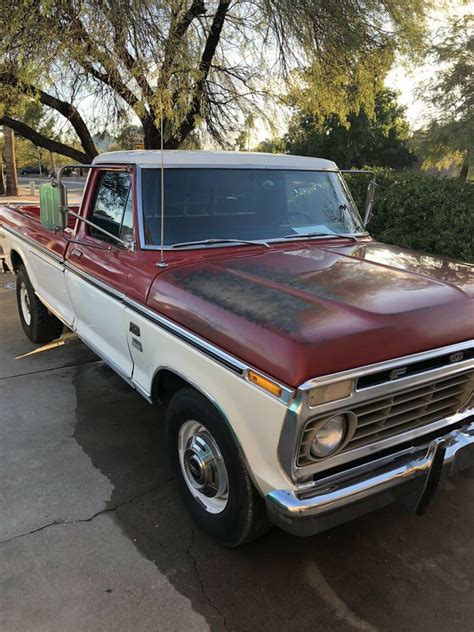 1975 Ford F350 Pickup Red Rwd Automatic 2 Door For Sale Photos