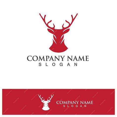 Premium Vector Deer Head Logo Template Vector Icon Illustration Design