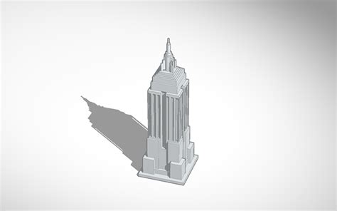 3D design Empire State Building | Tinkercad