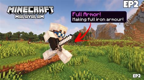 Full Iron Armour In Minecraft Survival Youtube