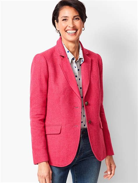 Shetland Aberdeen Blazer Solid Talbots Blazer Outfits For Women Blazer Fashion Blazer