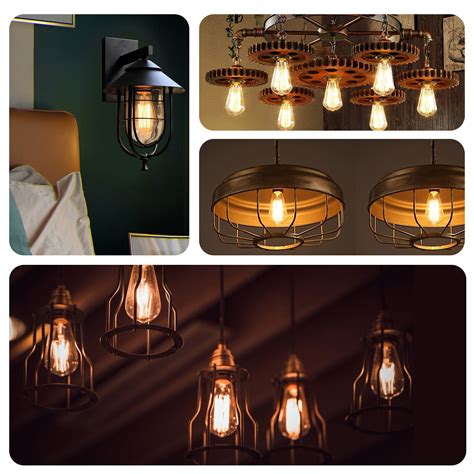 E27 Led Filament Retro Vintage Nostalgie Birne Leuchtmittel Glühbirne 4