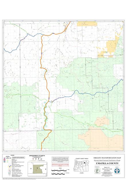 Umatilla County Sheet 3 Map by Avenza Systems Inc. | Avenza Maps