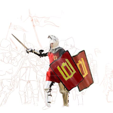 Medieval battle (Progress) by DemonicDivine on DeviantArt