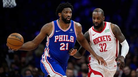 Joel Embiid Scores 41 Points In Return From Knee Injury He Leads 76ers Past Rockets 124 115