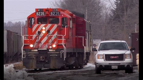 RAILREEL WOODSTCK CATCHES CN VIA OSR CO Woodstock Ont Feb 11 2020