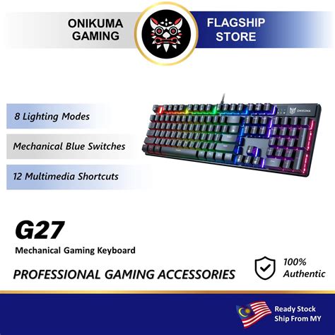 Onikuma G Rgb Gaming Mechanical Keyboard Keys Wired Rgb Backlit