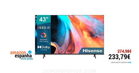 Hisense E H Qled Smart Tv Polegadas K Quantum Dot Uhd Dolby