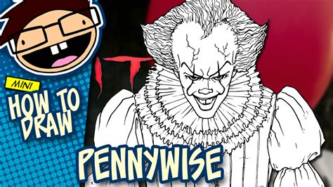 How to Draw PENNYWISE THE CLOWN (IT [2017]) Drawing Tutorial | Draw it ...