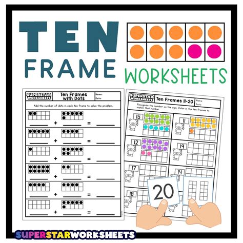 Ten Frame Worksheets FREE Printable - Planes & Balloons ...