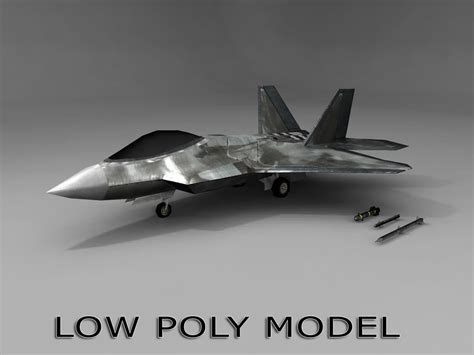 F 22 Raptor 3d Model 200 Max Free3d