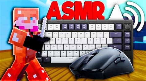 Custom Keyboard Mouse Sounds Cubecraft Eggwars Asmr Youtube